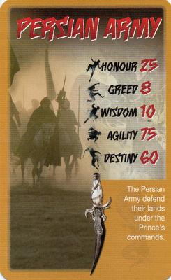 2010 Top Trumps Specials Prince of Persia The Sands of Time #NNO Persian Army Front