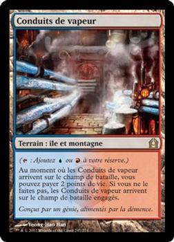 2012 Magic the Gathering Return to Ravnica French #247 Conduits de vapeur Front