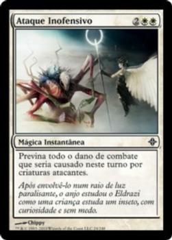 2010 Magic the Gathering Rise of the Eldrazi Portuguese #24 Ataque Inofensivo Front