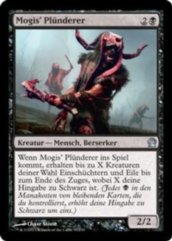 2013 Magic the Gathering Theros German #97 Mogis' Plünderer Front