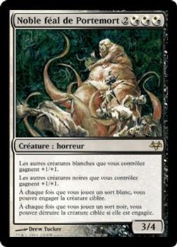 2008 Magic the Gathering Eventide French #85 Noble féal de Portemort Front