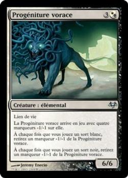 2008 Magic the Gathering Eventide French #97 Progéniture vorace Front