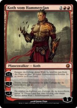 2010 Magic the Gathering Scars of Mirrodin German #94 Koth vom Hammerclan Front