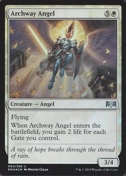 2019 Magic the Gathering Ravnica Allegiance - Foil #003 Archway Angel Front