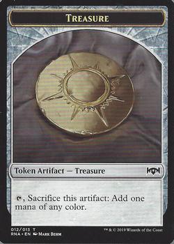 2019 Magic the Gathering Ravnica Allegiance - Tokens #012/013 Treasure Front