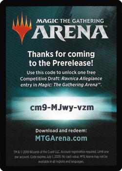 2019 Magic the Gathering Ravnica Allegiance - Tokens #005/013 Centaur Back