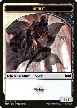 2019 Magic the Gathering Ravnica Allegiance - Tokens #010/013 Spirit Front