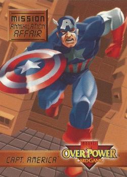 1995 Fleer Marvel Overpower - Mission Annihilation Affair #3 Captain America - 