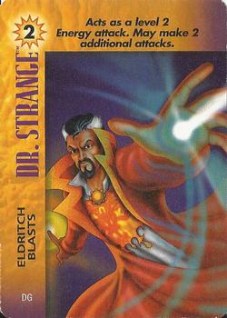 1995 Fleer Marvel Overpower PowerSurge #NNO Dr. Strange - Eldritch Blasts Front