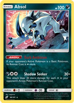 2019 Pokemon Sun & Moon Team Up #88/181 Absol Front