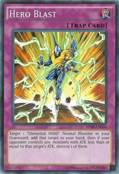 2015 Yu-Gi-Oh! Hero Strike #SDHS-EN036 Hero Blast Front