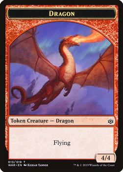 2019 Magic the Gathering War of the Spark - Tokens #013/019 Dragon Front