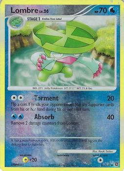 2007 Pokemon Diamond & Pearl Secret Wonders - Reverse-Holos #54/132 Lombre Front