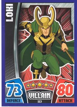 2015 Topps Marvel Avengers Hero Attax #113 Loki Front