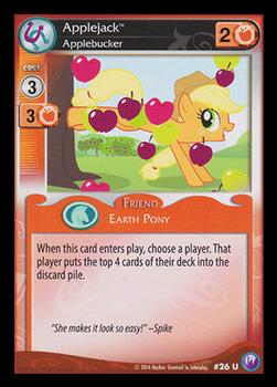 2014 Enterplay My Little Pony Canterlot Nights #26 Applejack Front