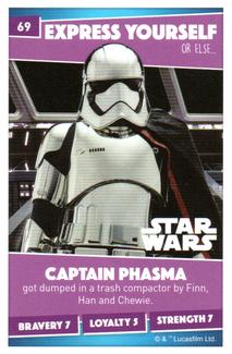 2019 Sainsbury's Heroes #69 Captain Phasma Front