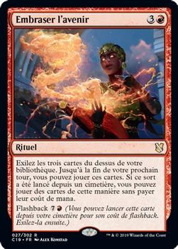 2019 Magic the Gathering Commander 2019 French #27 Embraser l'avenir Front