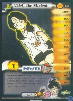 2002 Score Dragon Ball Z World Games Saga #198 Videl, the Student Front