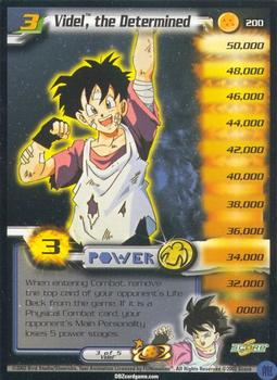 2002 Score Dragon Ball Z World Games Saga #200 Videl, the Determined Front