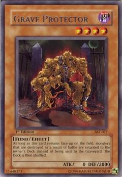 2004 Yu-Gi-Oh! Ancient Sanctuary North American 1st Edition #AST-077 Grave Protector Front