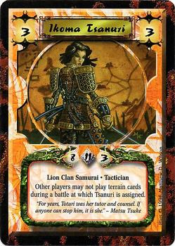 1996 Legend of the Five Rings: Forbidden Knowledge #NNO Ikoma Tsanuri Front