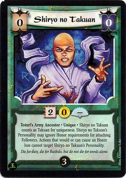 1999 Legend of the 5 Rings: Ambition's Debt #NNO Shiryo no Takuan Front