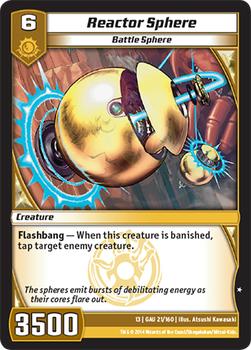 2014 Kaijudo Quest for the Gauntlet #21 Reactor Sphere Front