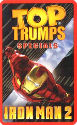 2009 Top Trumps Specials Iron Man 2 #NNO Title Card Front