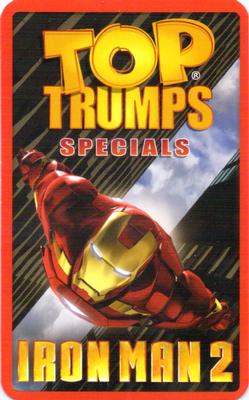 2009 Top Trumps Specials Iron Man 2 #NNO Black Widow Back