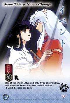 2005 Score InuYasha TCG: Jaki #76 Some Things Never Change Front