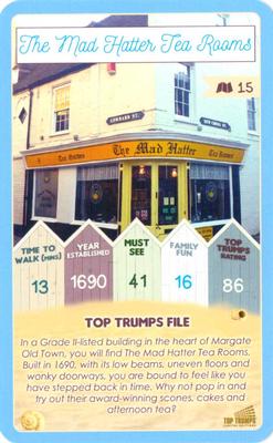 2019 Top Trumps Margate 30 Things to See #15 The Mad Hatter Tea Rooms Front