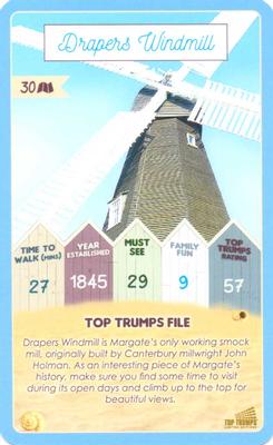 2019 Top Trumps Margate 30 Things to See #30 Drapers Windmill Front