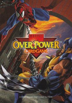 1996 Fleer Marvel Overpower IQ Expansion #NNO Strength Teamwork - Galactus, Silver Surfer & Adam Warlock Back