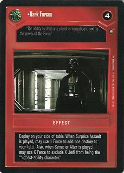 1996 Decipher Star Wars CCG Jedi Pack #NNO Dark Forces Front