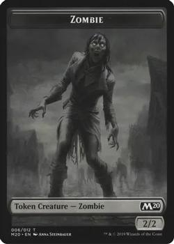 2019 Magic the Gathering Game Night - Token #002/006 Dragon / Zombie Back