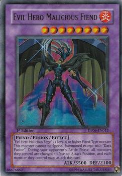 2008 Yu-Gi-Oh! Duelist Pack: Jaden Yuki 3 1st Edition #DP06-EN013 Evil Hero Malicious Fiend Front