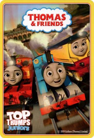 2019 Top Trumps Juniors Thomas & Friends #NNO Title Card Back