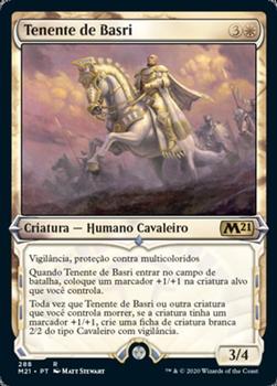 2020 Magic The Gathering Core Set 2021 Portuguese #288 Tenente de Basri Front