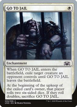 2020 Magic the Gathering Unsanctioned #6 GO TO JAIL Front