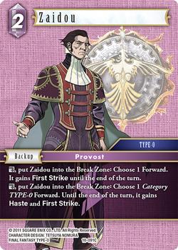 2019 Final Fantasy Opus X #10-091C Zaidou Front