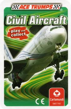 2008 Ace Trumps Civil Aircraft #NNO Title Card Front