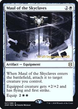 2020 Magic the Gathering Zendikar Rising - Prerelease Promos #027 Maul of the Skyclaves Front