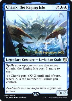2020 Magic the Gathering Zendikar Rising - Prerelease Promos #049 Charix, the Raging Isle Front