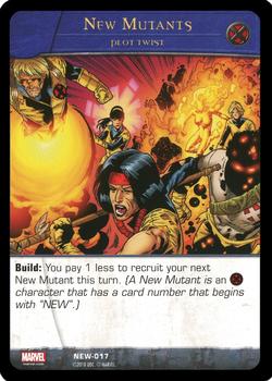 2018 Upper Deck VS System 2PCG: New Mutants #NEW-017 New Mutants Front