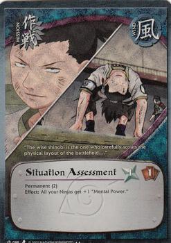 2002 Bandai Naruto: Curse of the Sand #098 Situation Assessment Front