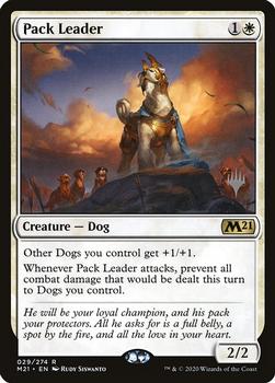 2020 Magic The Gathering Core Set 2021 - Planeswalker Stamped Promos #029 Pack Leader Front