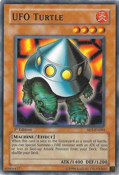 2005 Yu-Gi-Oh! Structure Deck Blaze of Destruction 1st Edition #SD3-EN004 UFO Turtle Front