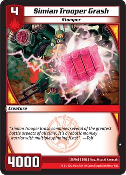 2012 Kaijudo Rise of the Duel Masters #125/165 Simian Trooper Grash Front