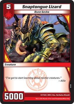 2012 Kaijudo Rise of the Duel Masters #127/165 Snaptongue Lizard Front