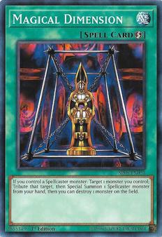 2019 Yu-Gi-Oh! Order of the Spellcasters English 1st Edition #SR08-EN031 Magical Dimension Front